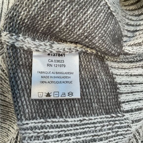 Projek Raw Mens Sweater Gray Quarter Zip Pullover Ribbed Size XXL Cotton Blend - Picture 7 of 14